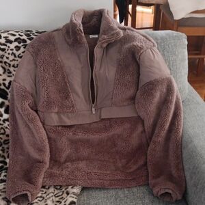 PINK Victoria's Secret Chocolate Teddy Hoodie